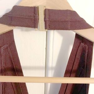 Herve Leger Bandage Gown -Merlot Color -Brand New!